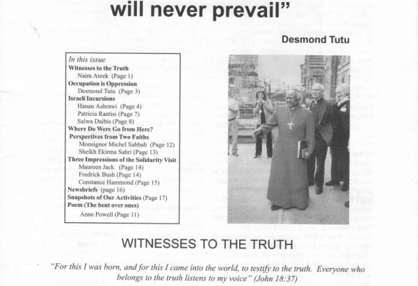 Issue 24, Spring 2002, Occupation and Oppression