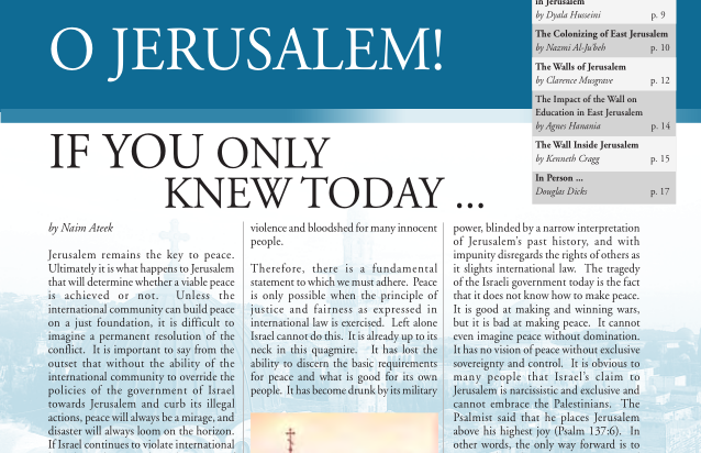 Issue 39, Winter 2005- 2006: O, Jerusalem