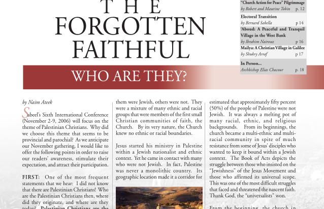 Issue 40, Spring 2006: The Forgotten Faithful: Who are They?