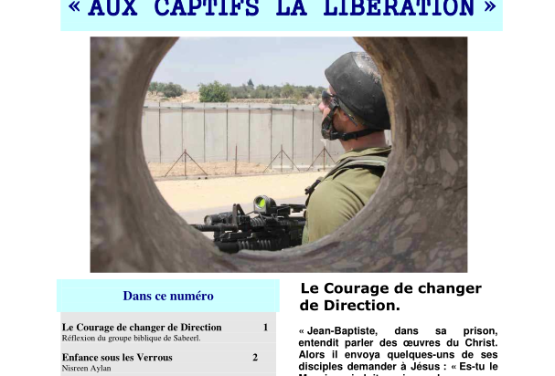 Issue 74, Summer 2016, “To Set the Captives Free” (French)