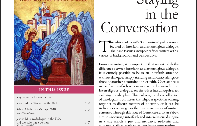 Issue 79, Winter 2018/2019, “Staying in the Conversation”