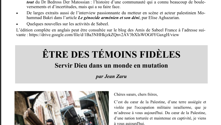 Issue 83, Summer 2021, “Being Faithful Witnesses: Serving God in a Changing World” (french)