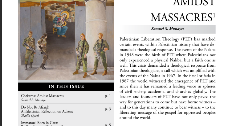 Issue 86, Winter 2023, “Christmas amidst Massacres”